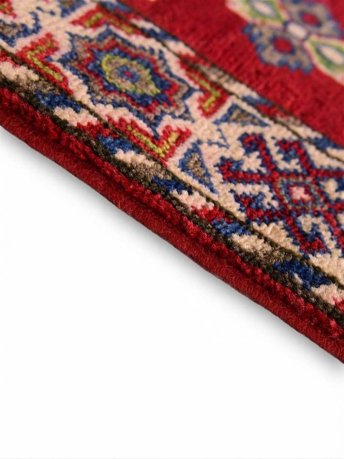 Detail image of 2' x 2' 7 Hand Knotted Kazak Rug