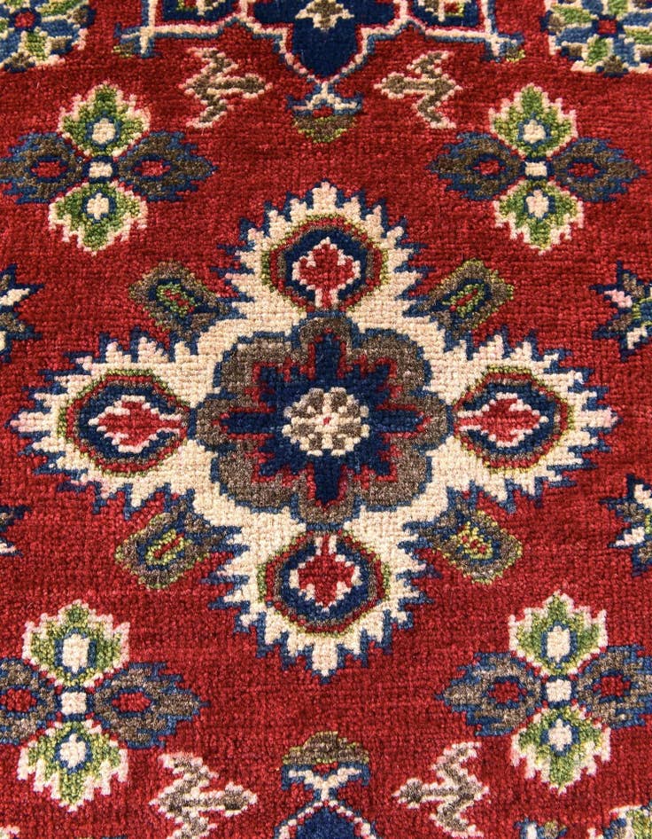 Detail image of 2' x 2' 7 Hand Knotted Kazak Rug
