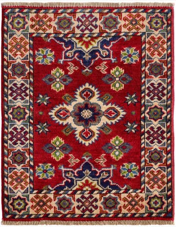 2' x 2' 7 Hand Knotted Kazak Rug