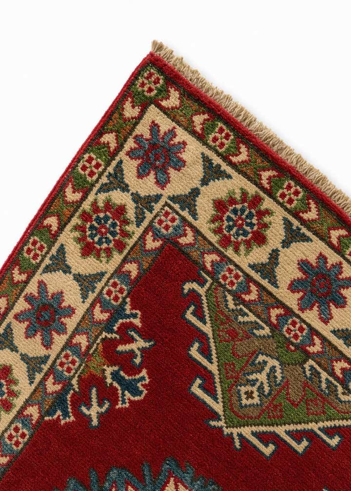 2' 1 x 3' 4 Hand Knotted Kazak Rug
