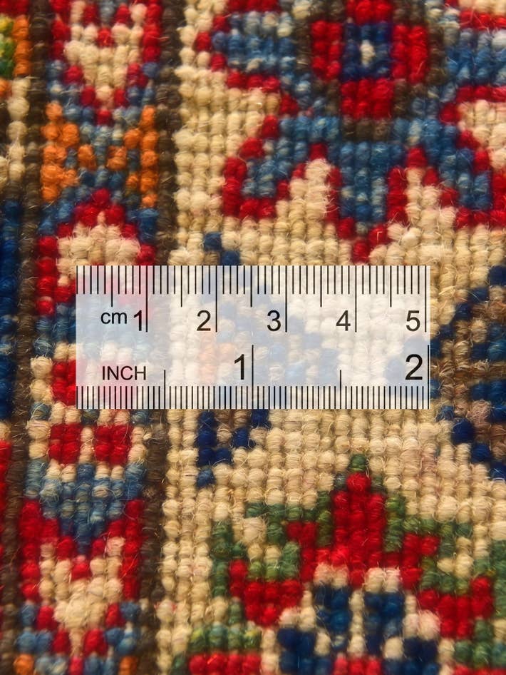 Detail image of 2' 1 x 3' 4 Hand Knotted Kazak Rug