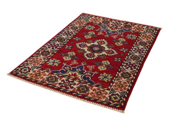 2' x 2' 9 Hand Knotted Kazak Rug