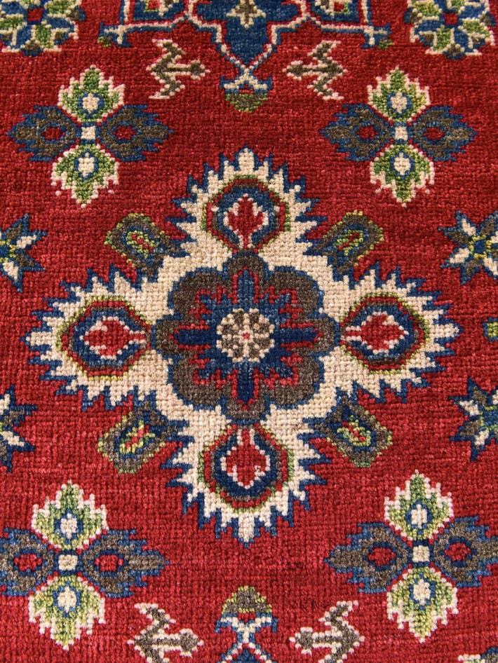 Detail image of 2' x 2' 9 Hand Knotted Kazak Rug