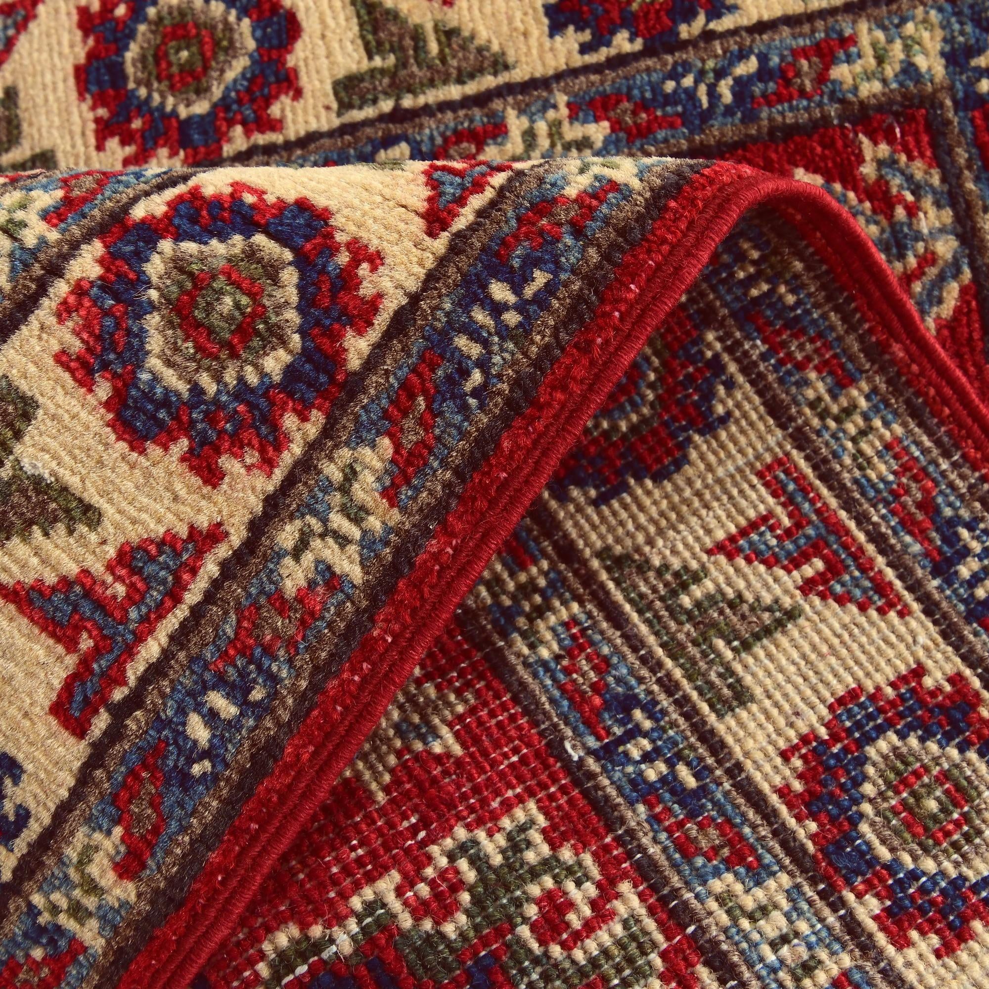1' 11 x 2' 11 Hand Knotted Kazak Rug