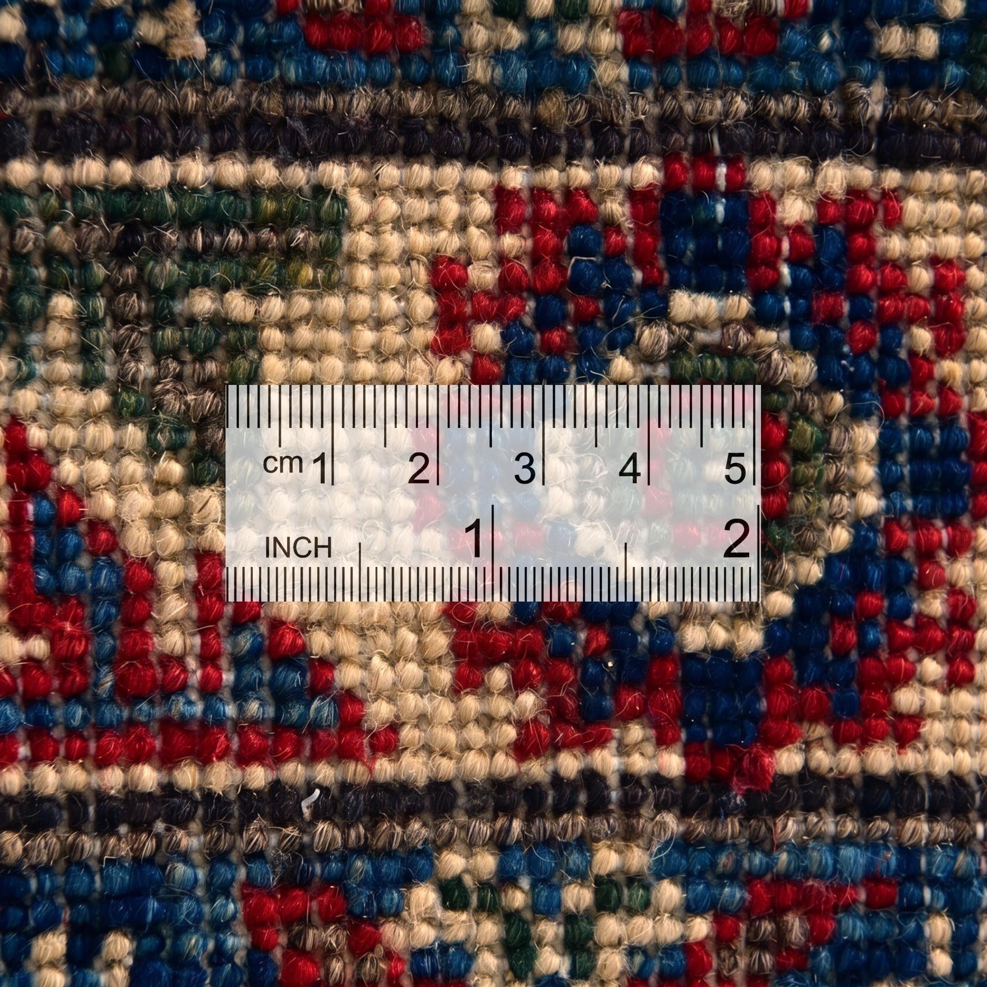 1' 11 x 2' 11 Hand Knotted Kazak Rug