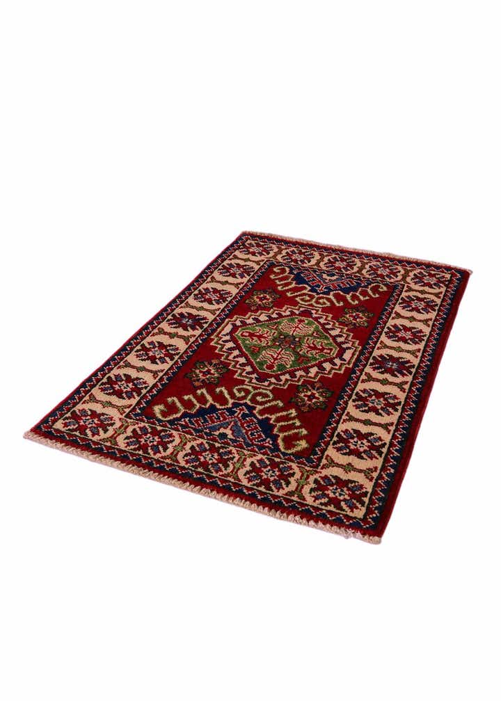 1' 11 x 2' 11 Hand Knotted Kazak Rug