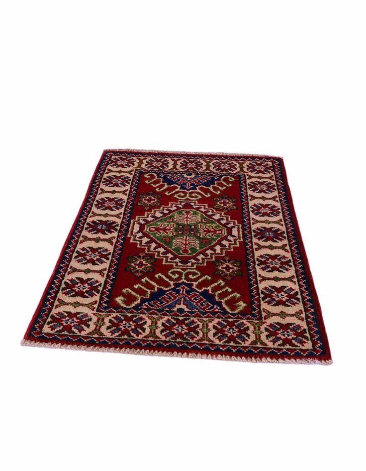 Detail image of 1' 11 x 2' 11 Hand Knotted Kazak Rug
