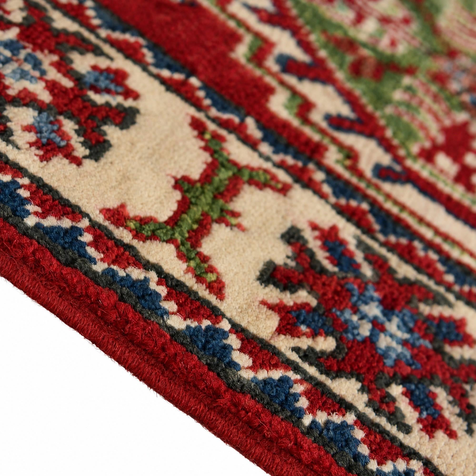 60cm x 90cm Hand Knotted Kazak Rug