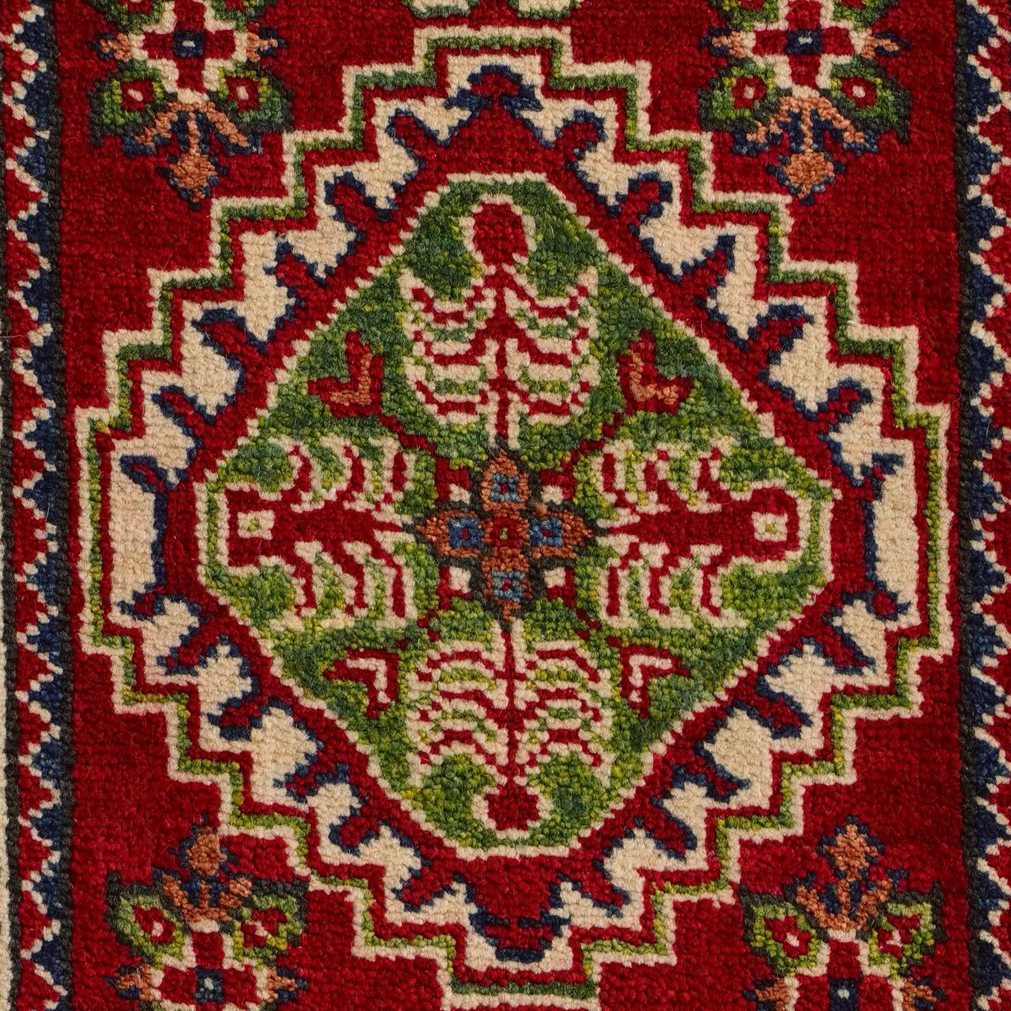 60cm x 90cm Hand Knotted Kazak Rug