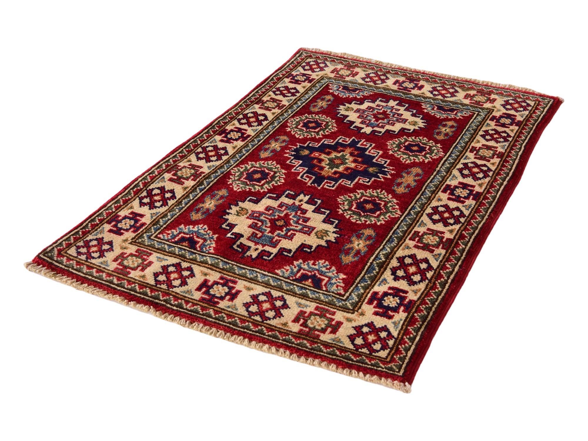 2' 1 x 3' 3 Hand Knotted Kazak Rug