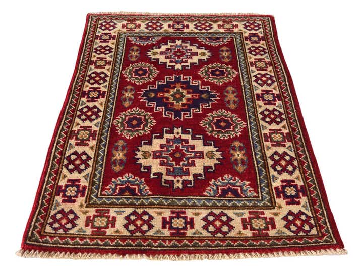 2' 1 x 3' 3 Hand Knotted Kazak Rug