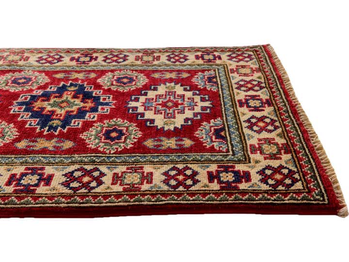 2' 1 x 3' 3 Hand Knotted Kazak Rug