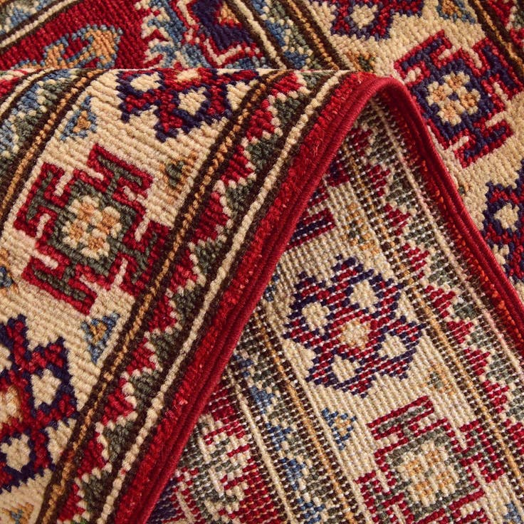 Detail image of 2' 1 x 3' 3 Hand Knotted Kazak Rug