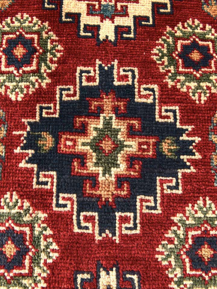 2' 1 x 3' 3 Hand Knotted Kazak Rug