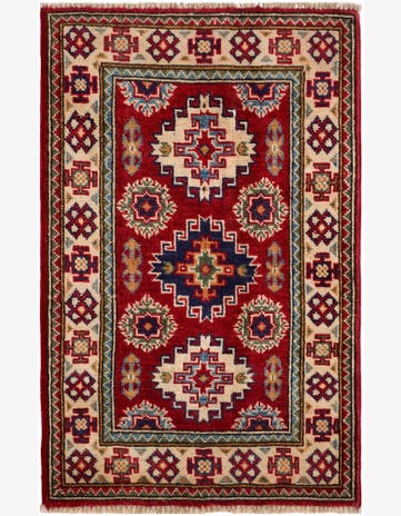 2' 1 x 3' 3 Hand Knotted Kazak Rug