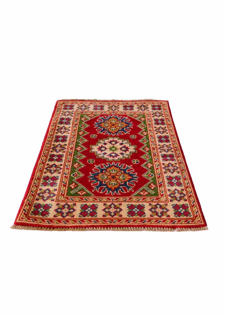 2' x 3' 1 Hand Knotted Kazak Rug