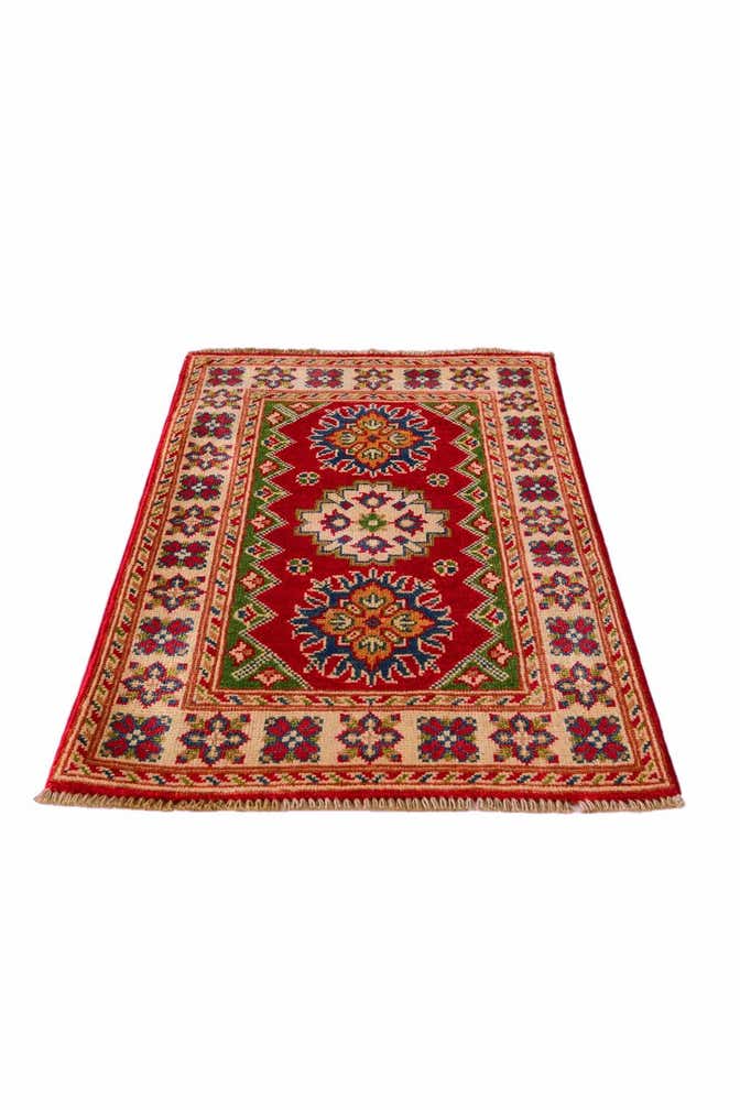 2' x 3' 1 Hand Knotted Kazak Rug