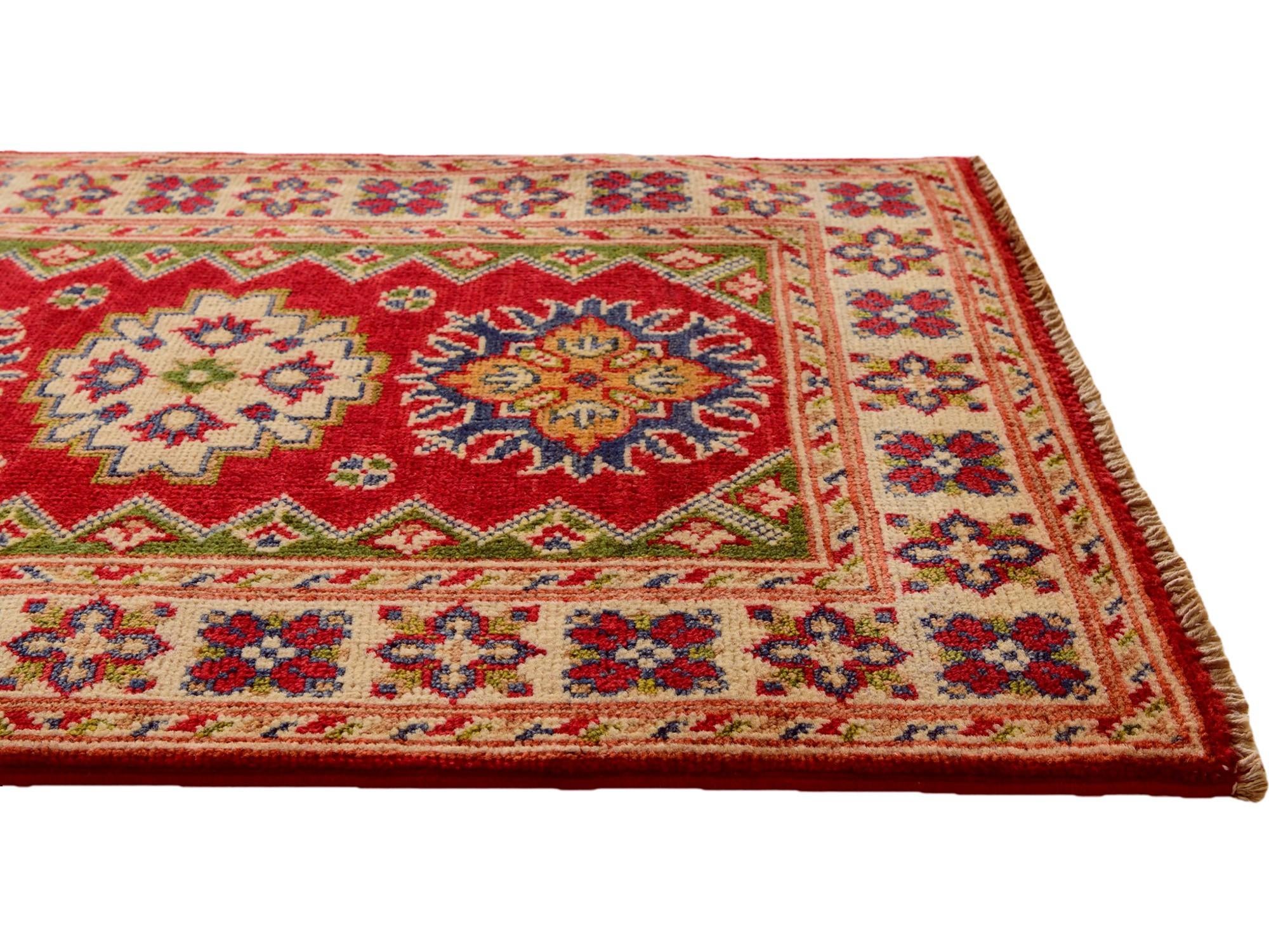 2' x 3' 1 Hand Knotted Kazak Rug