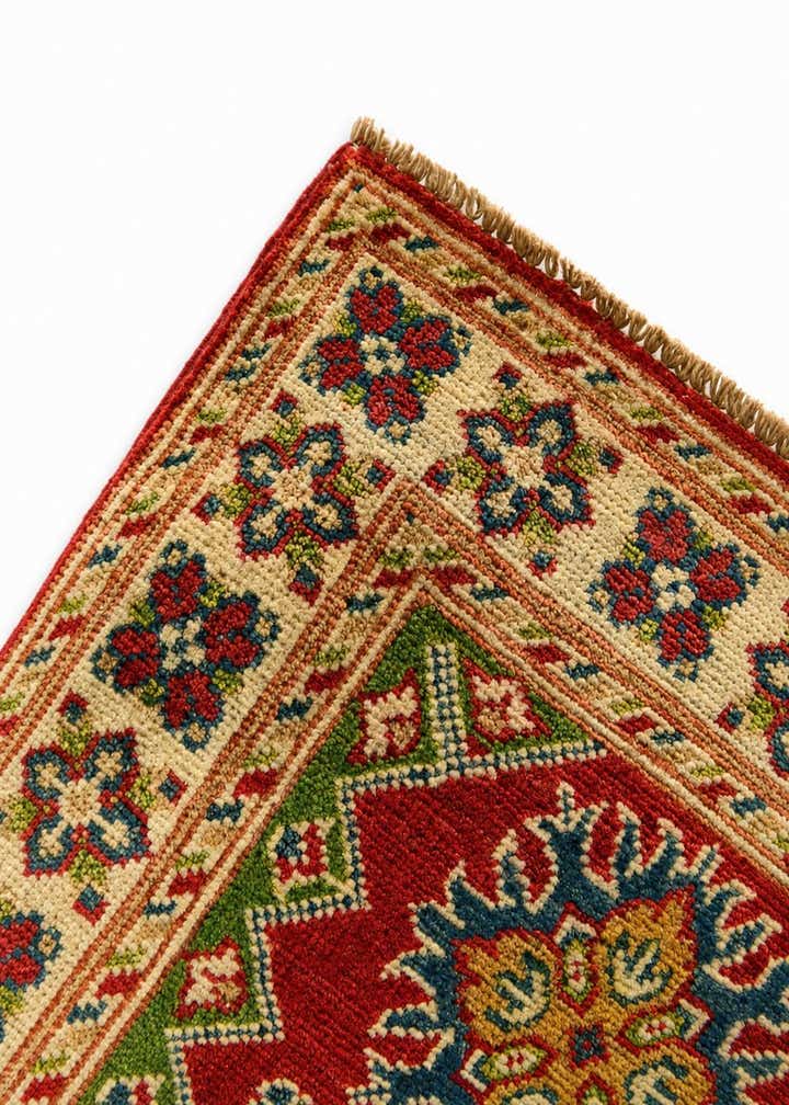 2' x 3' 1 Hand Knotted Kazak Rug