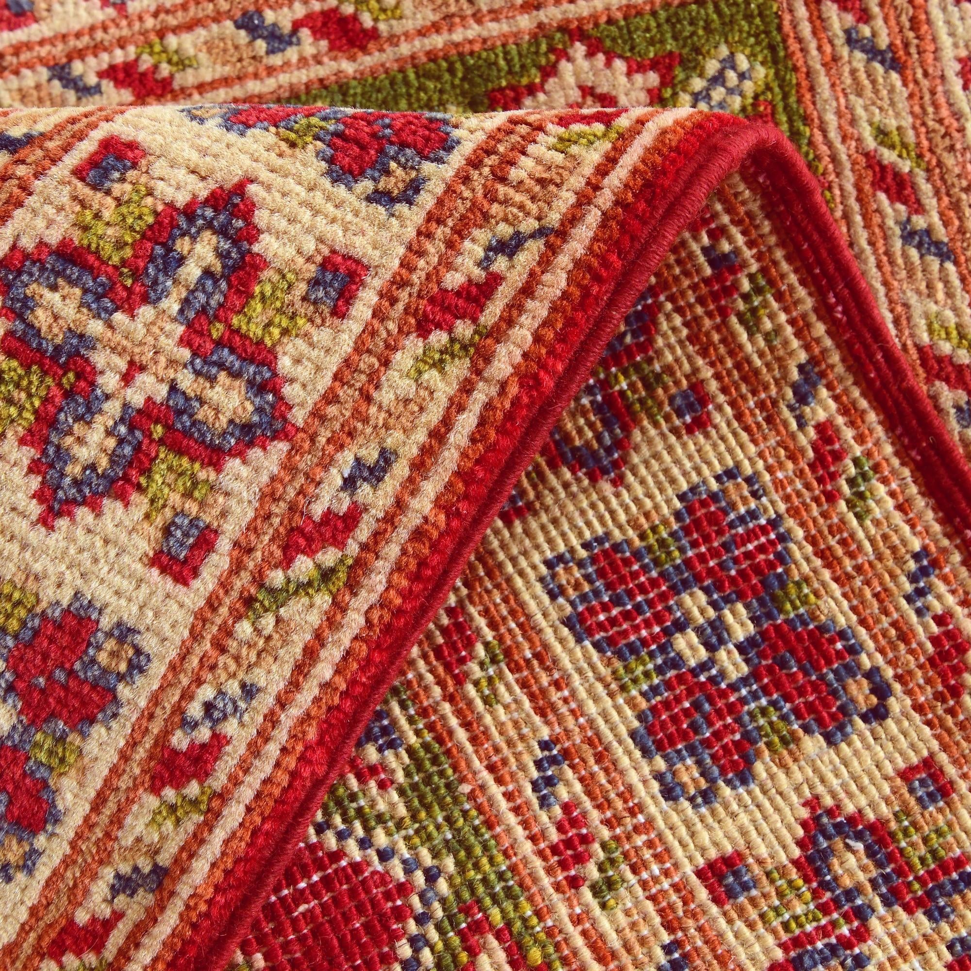 2' x 3' 1 Hand Knotted Kazak Rug