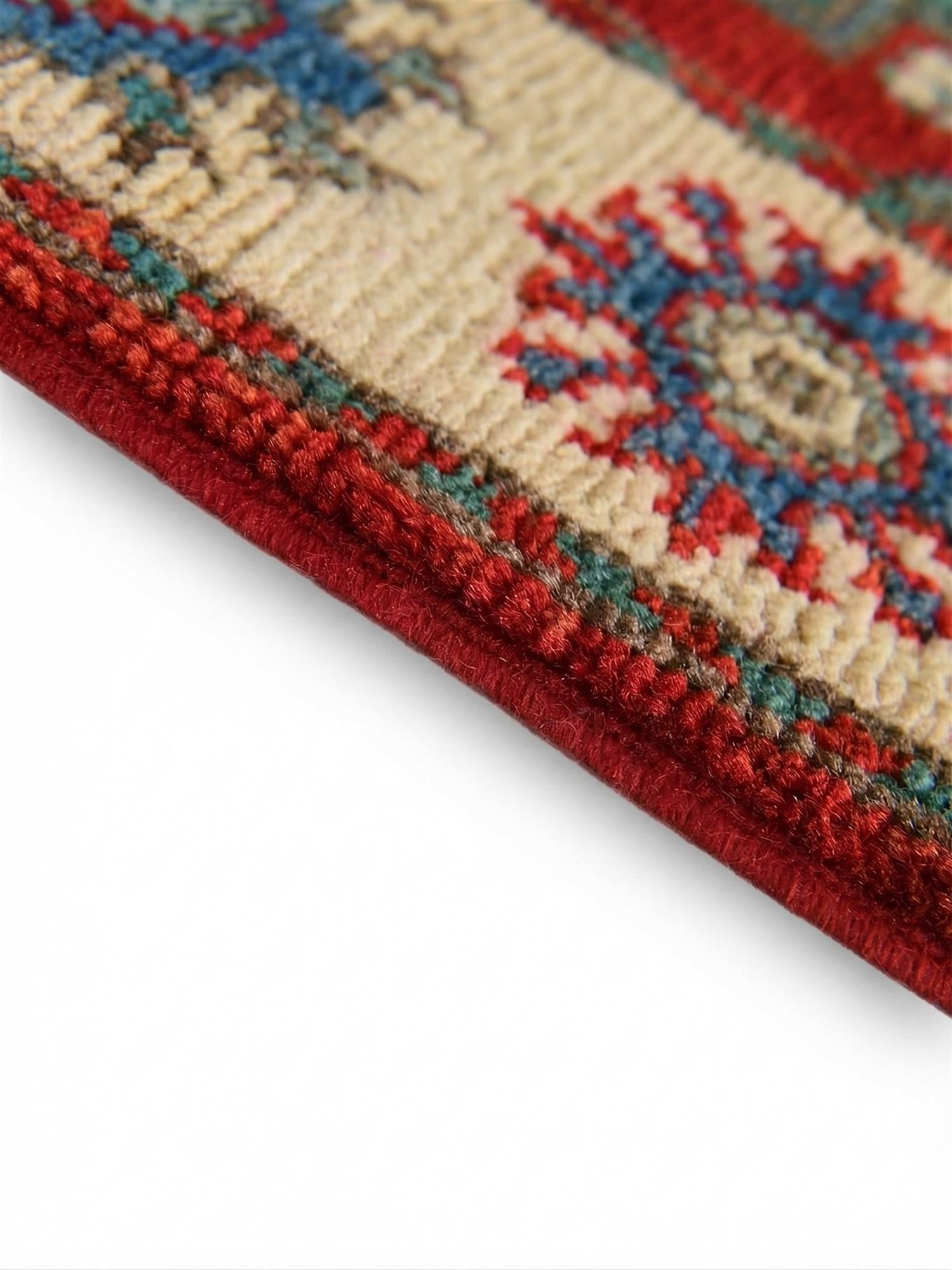 1' 11 x 3' Hand Knotted Kazak Rug