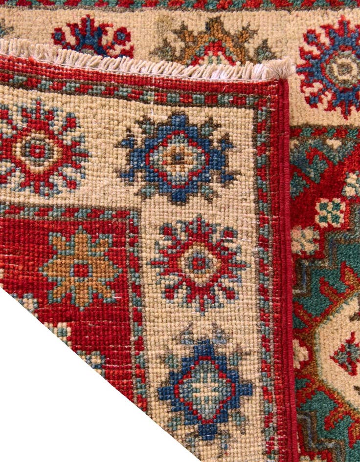 Detail image of 1' 11 x 3' Hand Knotted Kazak Rug