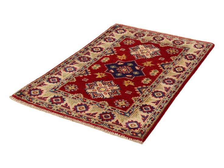 Detail image of 2' x 3' 1 Hand Knotted Kazak Rug