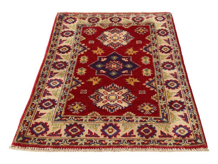 2' x 3' 1 Hand Knotted Kazak Rug