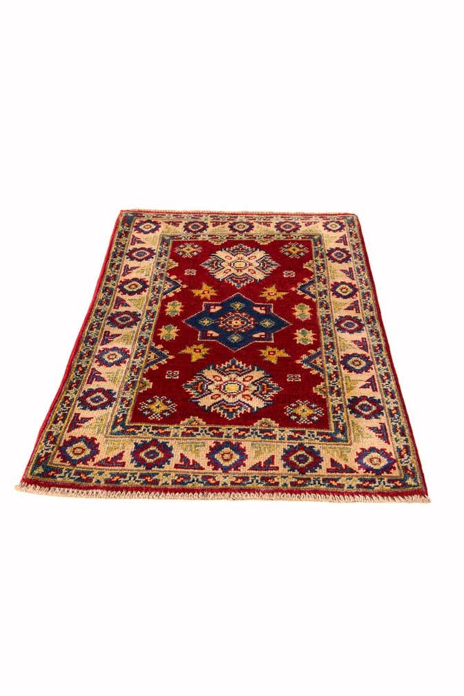 2' x 3' 1 Hand Knotted Kazak Rug