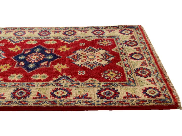 Detail image of 2' x 3' 1 Hand Knotted Kazak Rug