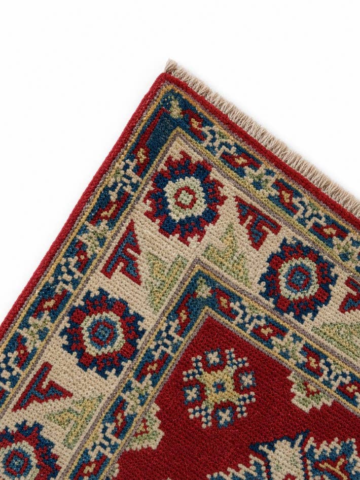 Detail image of 2' x 3' 1 Hand Knotted Kazak Rug