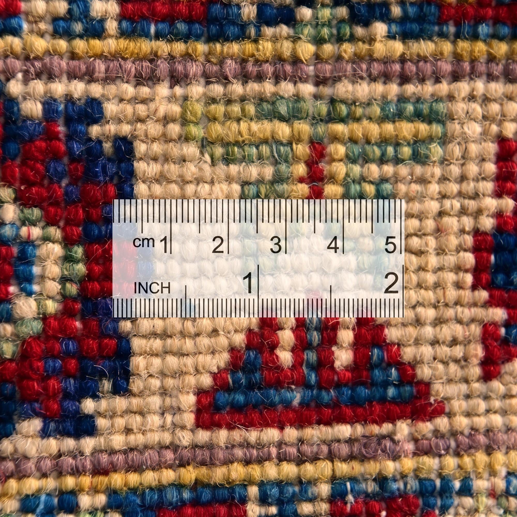 2' x 3' 1 Hand Knotted Kazak Rug