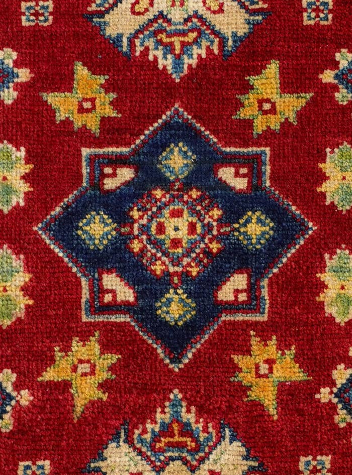 Detail image of 2' x 3' 1 Hand Knotted Kazak Rug