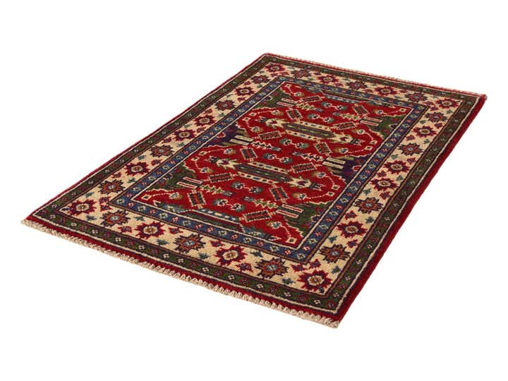2' x 3' 1 Hand Knotted Kazak Rug