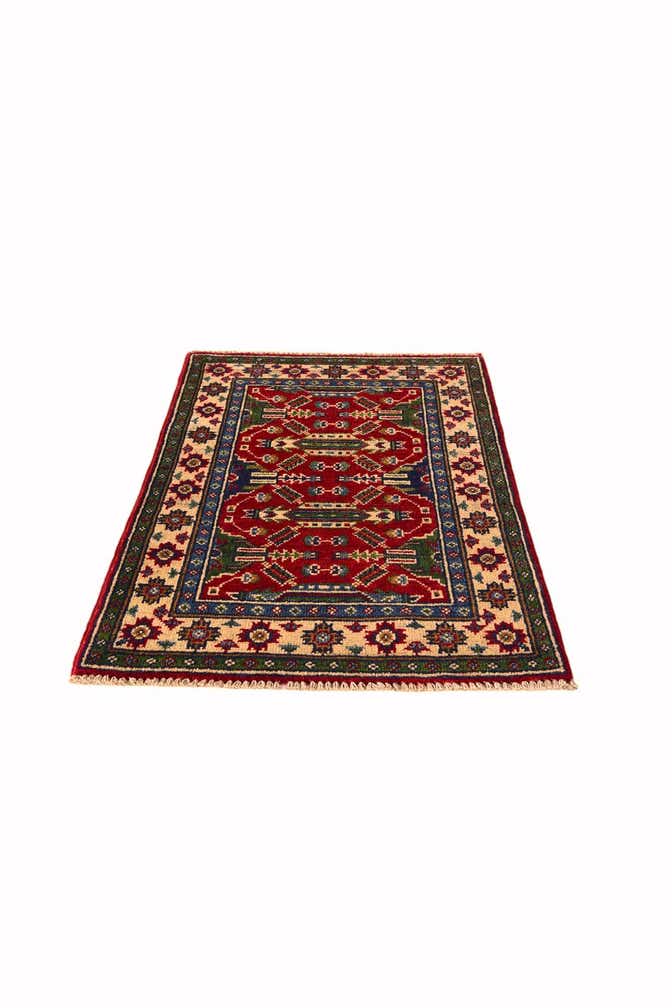2' x 3' 1 Hand Knotted Kazak Rug