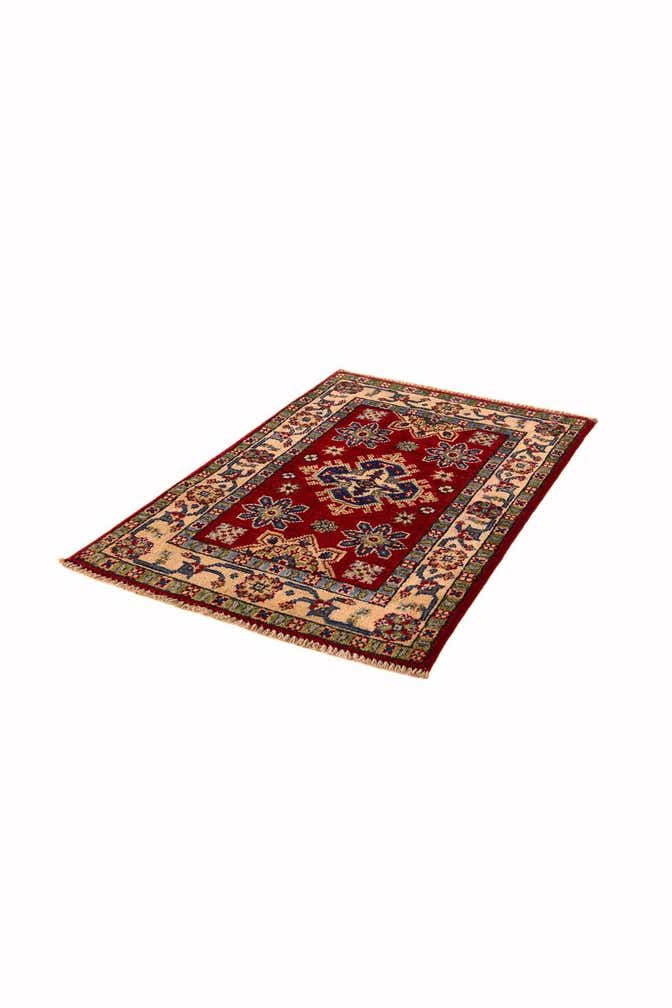 2' x 3' 1 Hand Knotted Kazak Rug
