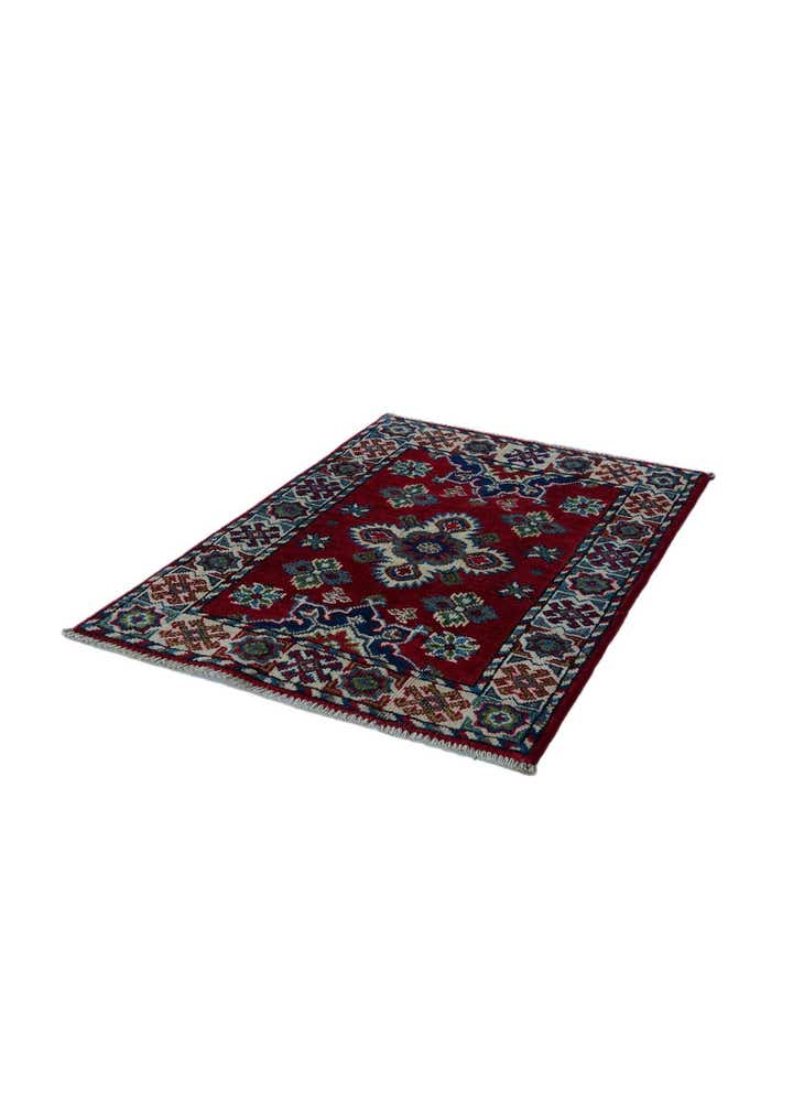 2' x 2' 10 Hand Knotted Kazak Rug