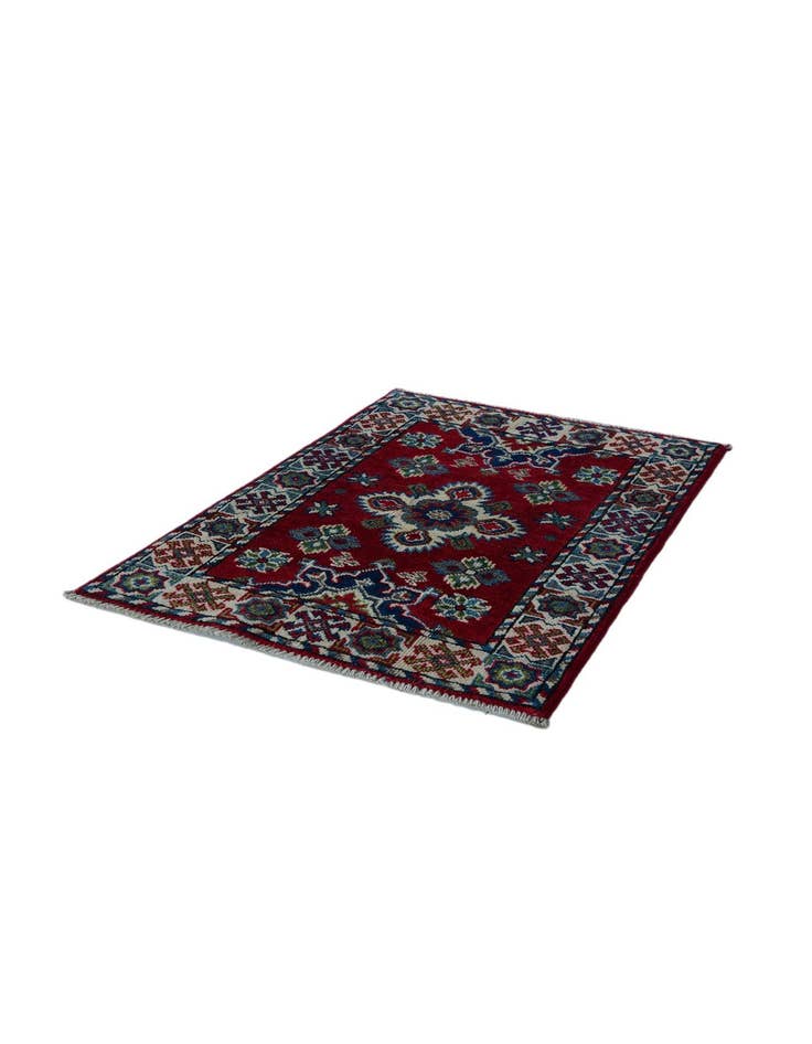 Detail image of 2' x 2' 10 Hand Knotted Kazak Rug