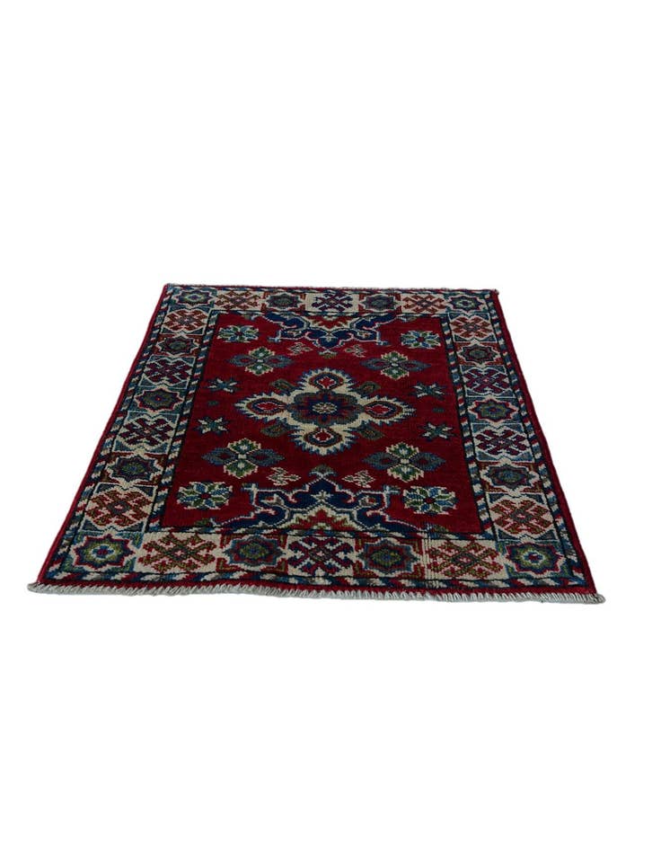Detail image of 2' x 2' 10 Hand Knotted Kazak Rug