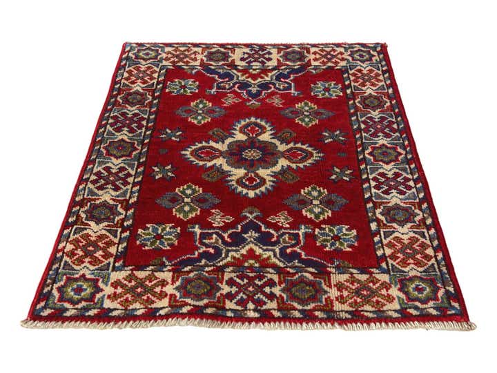 2' x 2' 10 Hand Knotted Kazak Rug