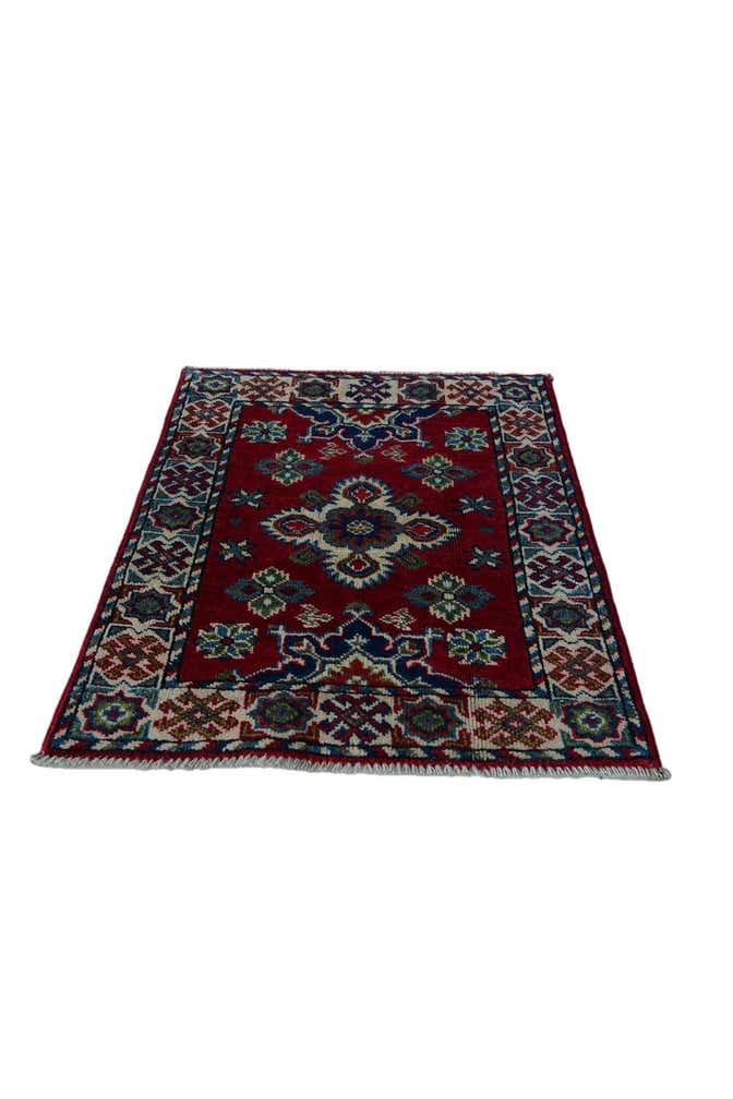 2' x 2' 10 Hand Knotted Kazak Rug