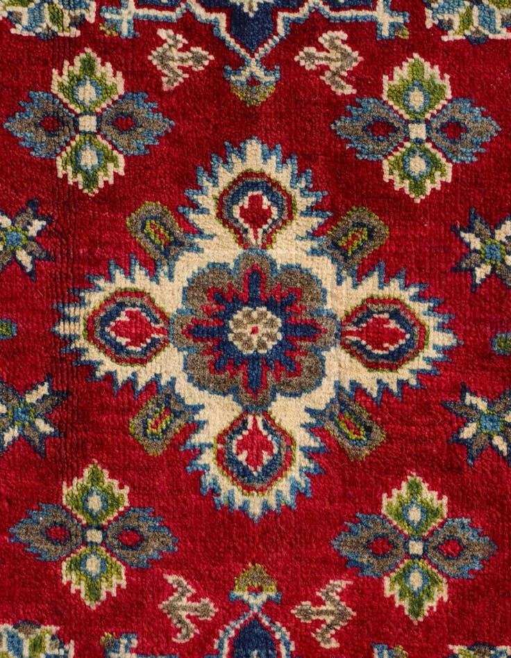 Detail image of 2' x 2' 10 Hand Knotted Kazak Rug