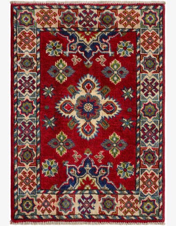 2' x 2' 10 Hand Knotted Kazak Rug