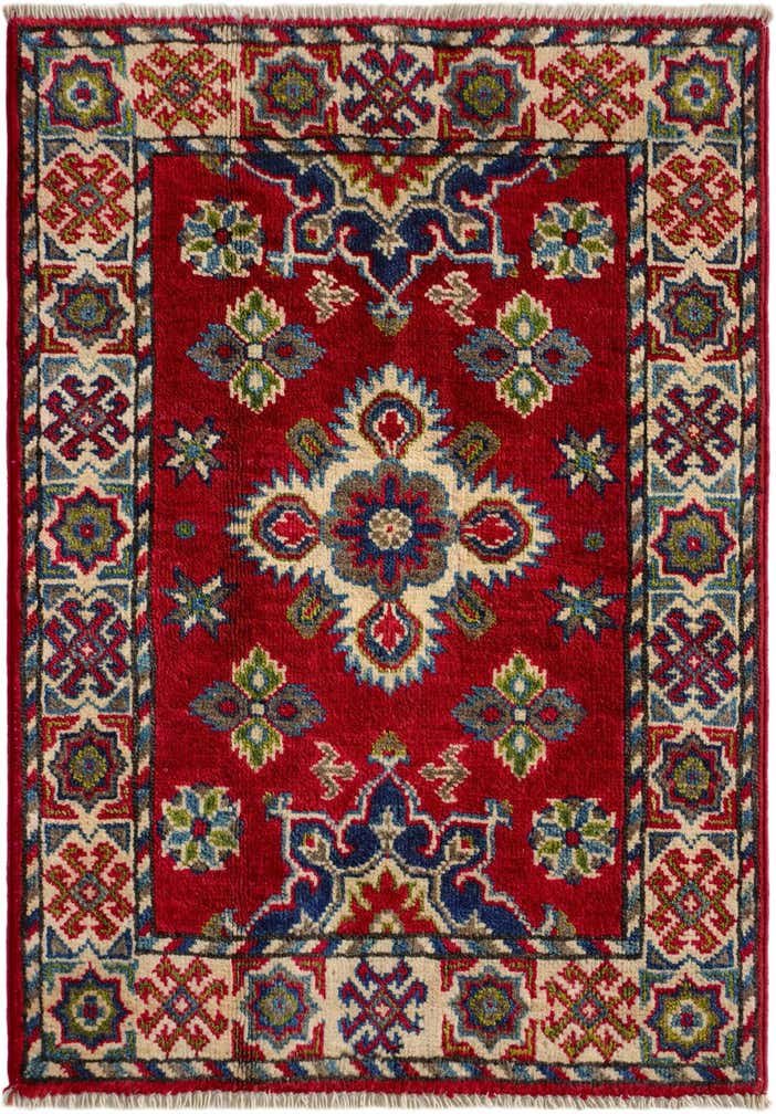 2' x 2' 10 Hand Knotted Kazak Rug