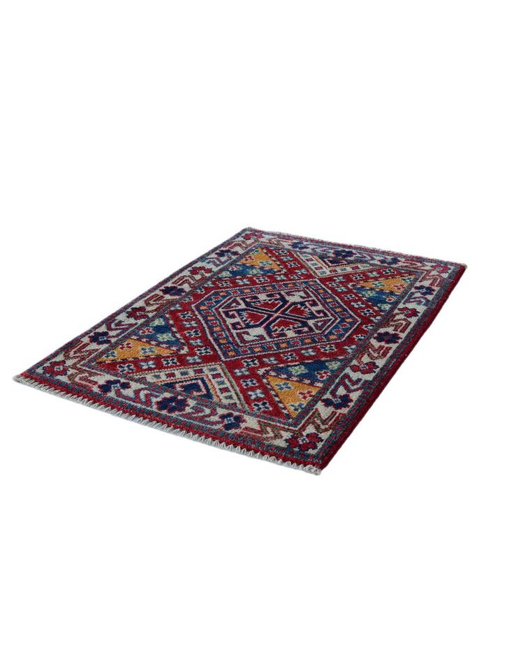 Detail image of 2' x 3' Hand Knotted Kazak Rug