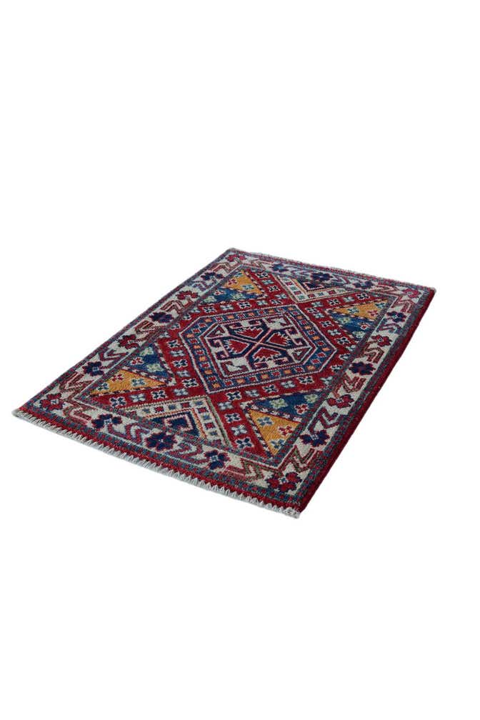 2' x 3' Hand Knotted Kazak Rug