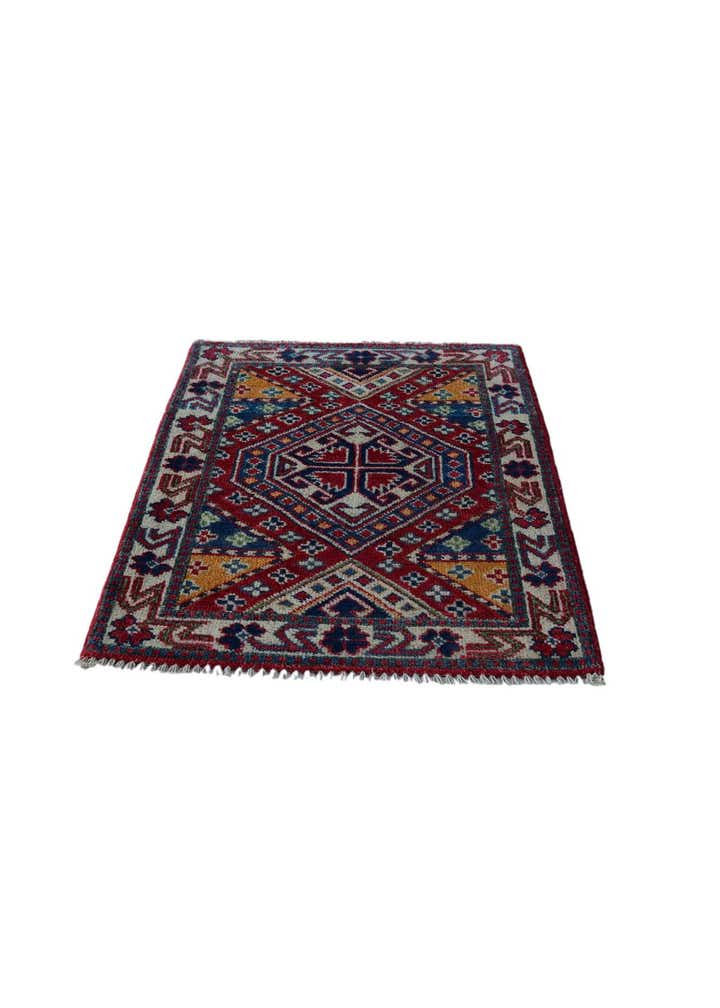2' x 3' Hand Knotted Kazak Rug