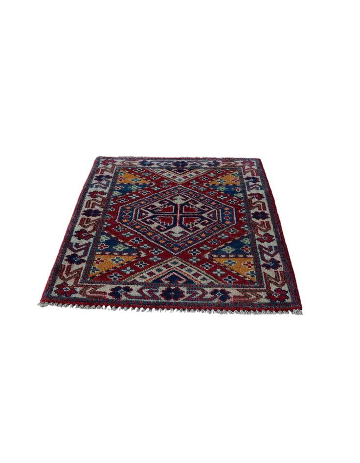 Detail image of 2' x 3' Hand Knotted Kazak Rug