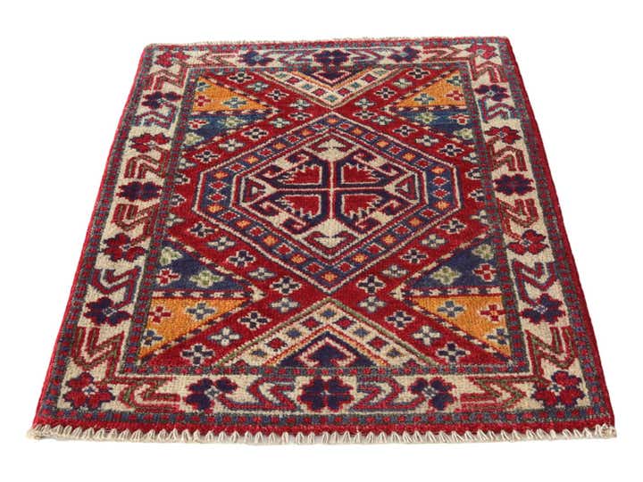 2' x 3' Hand Knotted Kazak Rug