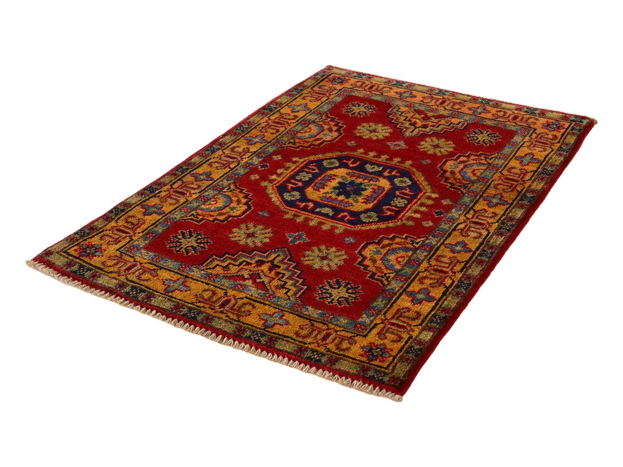 2' 1 x 3' 3 Hand Knotted Kazak Rug